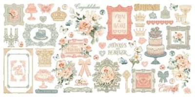 Graphic 45 Ephemera Set - Always & Forever