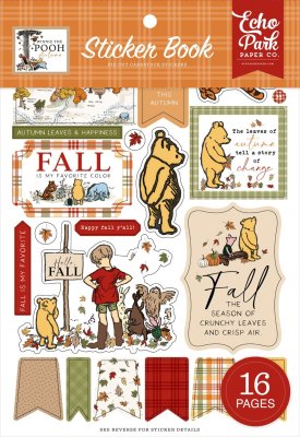 Echo Park Sticker Book - Winnie The Pooh Autumn