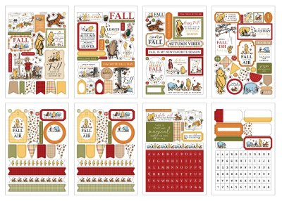 Echo Park Sticker Book - Winnie The Pooh Autumn