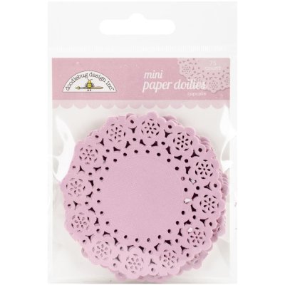 Doodlebug Mini Doilies 75 st - Cupcake