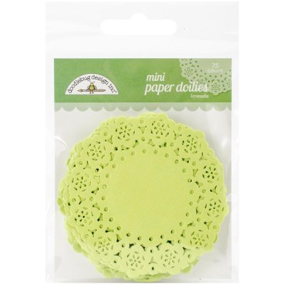 Doodlebug Mini Doilies 75 st - Limeade