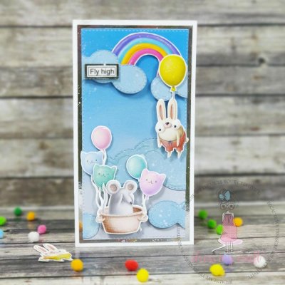 Dress My Craft Transfer Me Sheet A4 - Chickoo & Weirdo