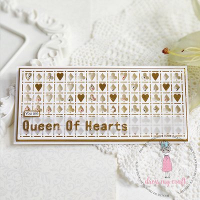 Dress My Craft Dies - Slimline Playing Card Pattern