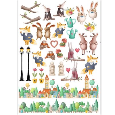 Dress My Craft Transfer Me Sheet A4 - Berry & Jerry #4