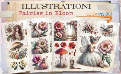 Fairies in Bloom & Backgrounds