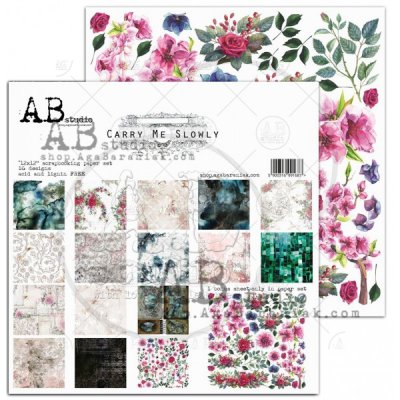 AB Studio paper set 12x12 - Carry me slowly 