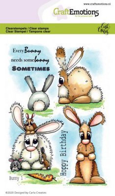 Craft Emotions clearstamps A6 - Bunny 1 Carla Creaties