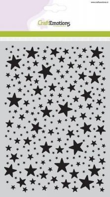 Craft Emotions Mask stencil - stars sky A6