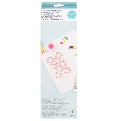 Silicone Workspace and Stencil Mat 12x12 Inch