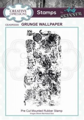 Andy Skinner Rubber Stamp Grunge Wallpaper