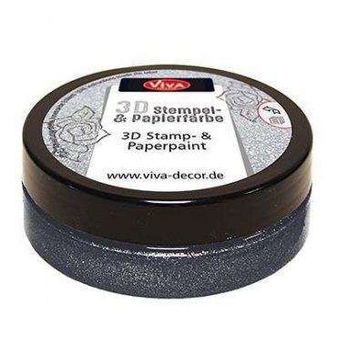 Viva Decor 3D Stamp-and Paperpaint Steel Metallic