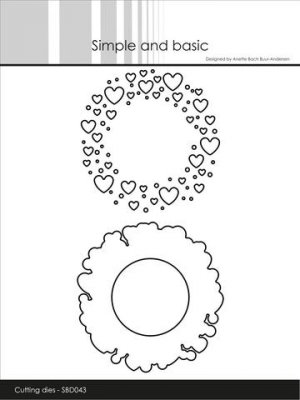 Simple and Basic die - Patterned Frames - Hearts