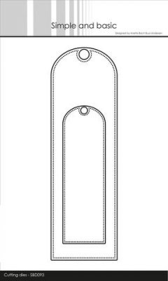 Simple and Basic die - Add-On - Long Scallop Tag