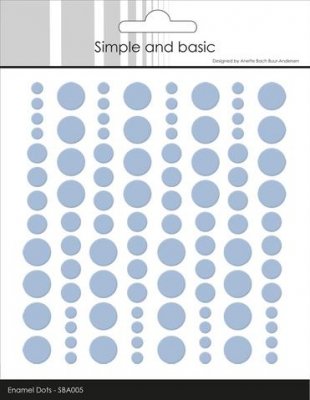 Enamel Dots Pigeon Blue