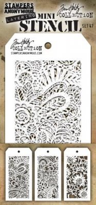 TIM HOLTZ MINI STENCIL SET 47