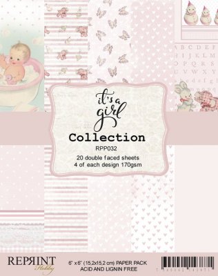 Its a Girl collection pack 6 x 6