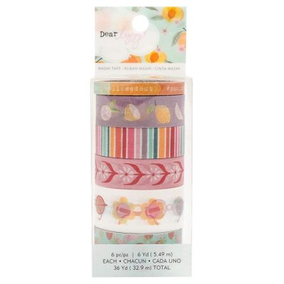 Dear Lizzy Washi Tape 6/Pkg - Its All Good