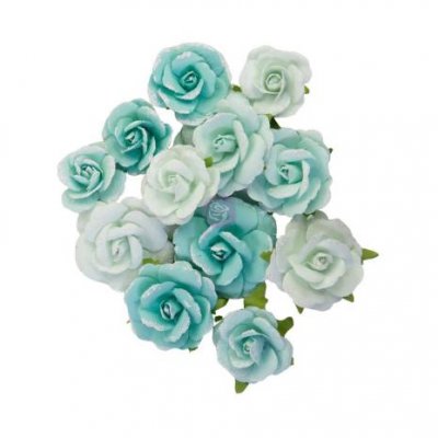 Prima With Love Mulberry Paper Flowers 12/Pkg - All For You