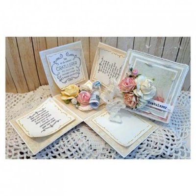 Exploding Box 10x10 cm- 5 pzs vit