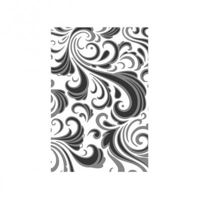 SIZZIX/TIM HOLTZ EMBOSSINGFOLDER A6 Texture Fades - Swirls