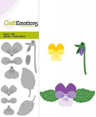 Craft Emotions Die - Violer - Card 5x10cm