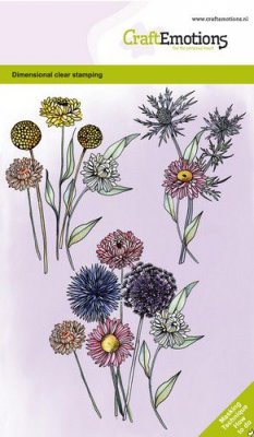 Craft Emotions clearstamps A6 - Dried flowers GB