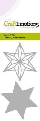 Craft Emotions Die - wire shape star Card 5x10cm