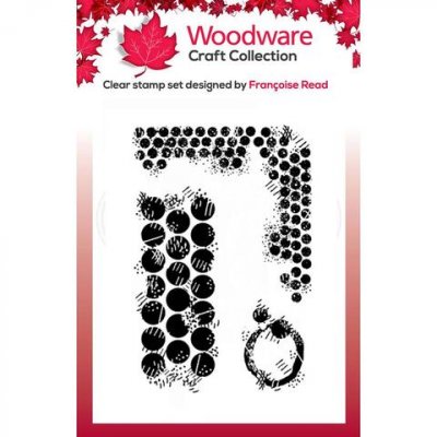 Woodware Clearstamp Grungy Dots