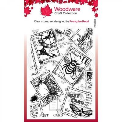 Woodware Clearstamp Postage Stamp
