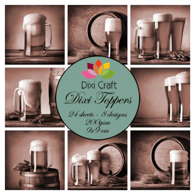 DIXI CRAFT TOPPERS 9X9CM 24 ARK