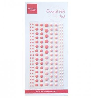Enamel Dots Two Pink