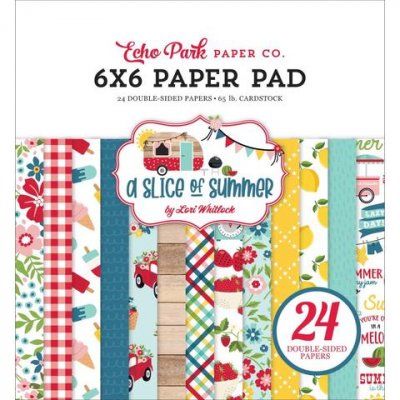Echo Park Paper Pad 6x6 - A Slice Of Summer