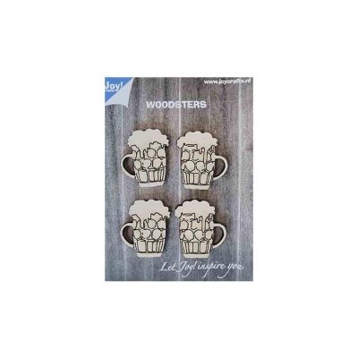 Joy Crafts - Wooden Beer mugs
