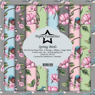 Paper Favourites Paper Pack 12x12 - Spring Birds