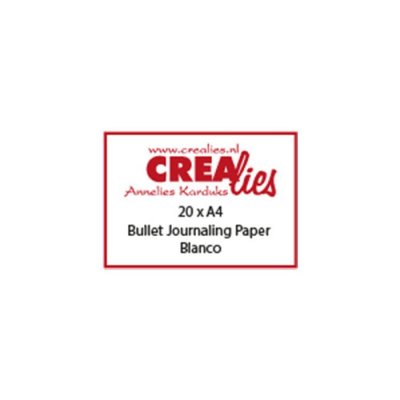 Crealies - Bullet journal paper blanco 20pcs