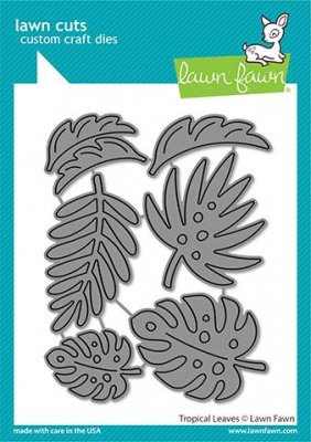 Lawn Fawn Dies - Tropical Leaves