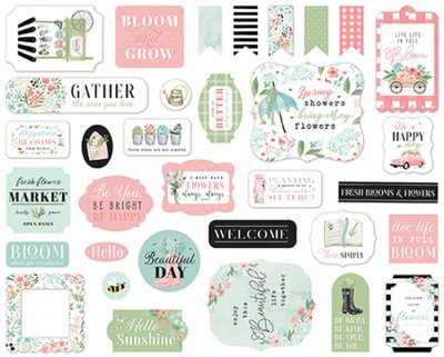 Carta Bella Flower Garden Frames & Tags