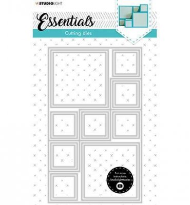 Studio Light Dies - Bulding Block Cardshape