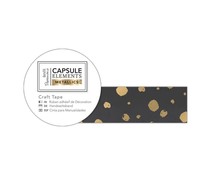 Papermania Washitape - Metallic Craft Tape Gold Spot 3m