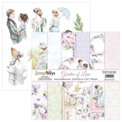 ScrapBoys 6x6 paperpad - Garden of love