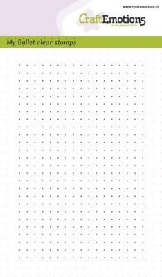 CraftEmotions clearstamps A6 - Bullet dots