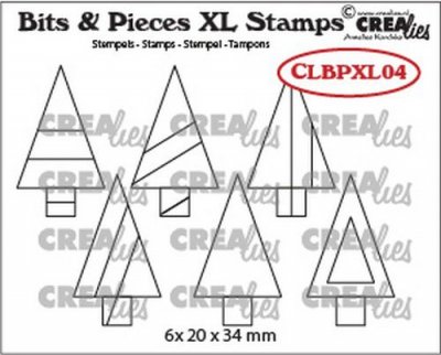 Crealies Clearstamp Bits&Pieces XL no. 04 Trees