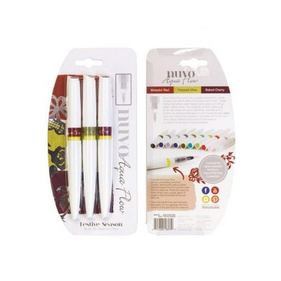Nuvo - Aqua flow pen 3pcs Festive season