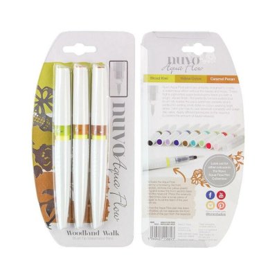 Nuvo - Aqua flow pen 3pcs Woodland Walk