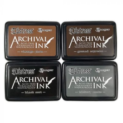 Ranger - Tim Holtz Archival 4 pack basics