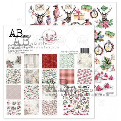 A.B Studio Paper set 12x12 - The Winter Time