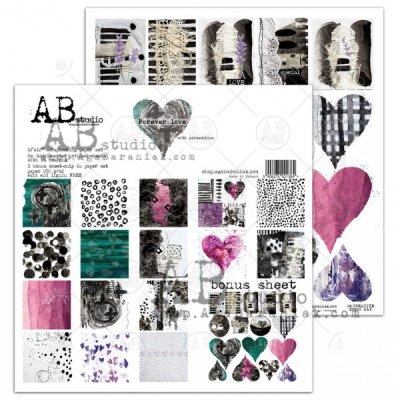 A.B Studio Paper set 12x12 - Forever love