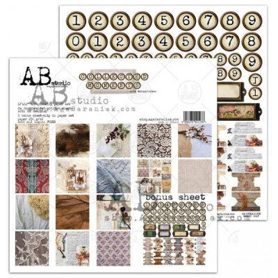 A.B Studio Paper set 12x12 - Collected Moments