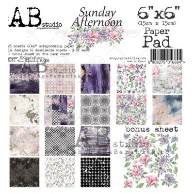 A.B Studio paper pad 6x6 - Sunday Afternoon
