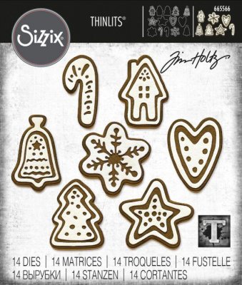 SIZZIX/TIM HOLTZ THINLITS DIE - Christmas Cookies